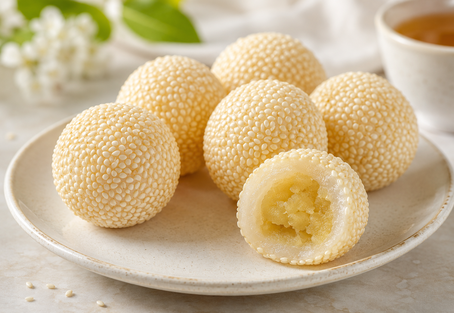 White Sesame Balls